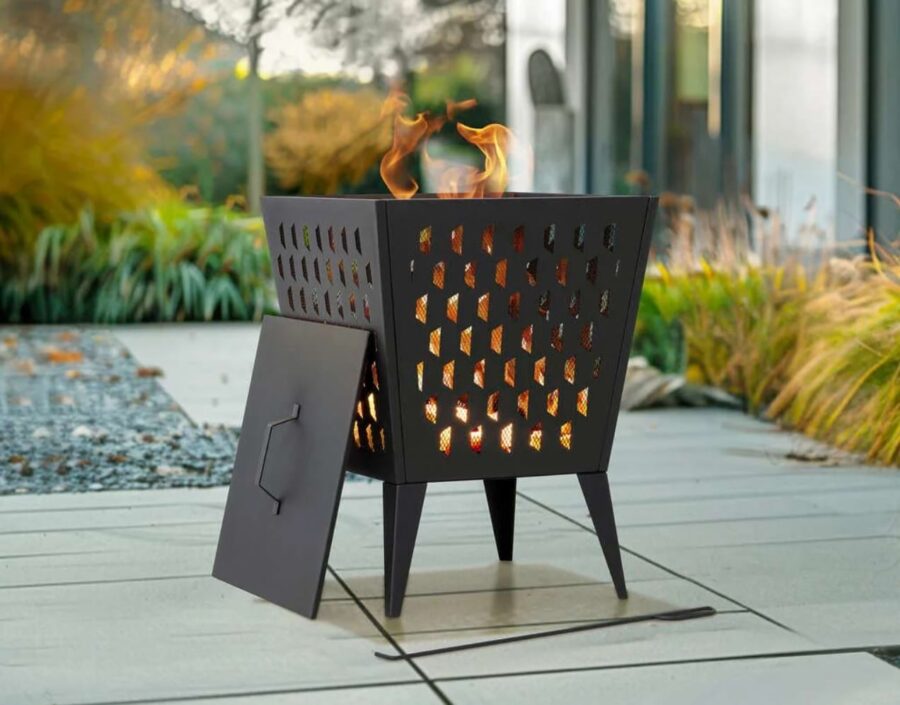 Trwałość, funkcjonalność i estetyka – palenisko ogrodowe z pogrzebaczem 46cm