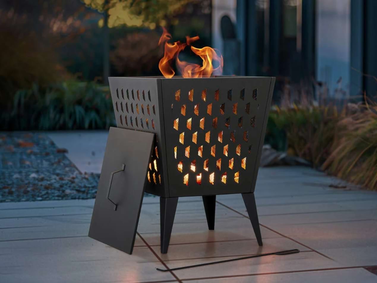 palenisko ogrodowe z pogrzebaczem 46cm